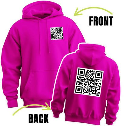 Funny FU QR Code Hoodie