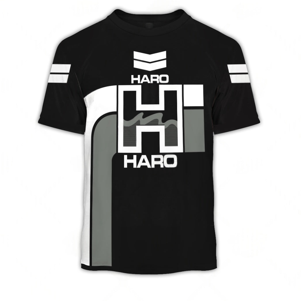 Personalize Haro BMX Racing Old School Classic Vintage Retro Black Jersey