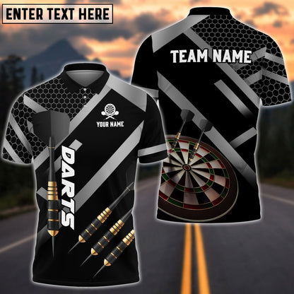 Darts Metalic Style Personalized Name, Team Name Shirt