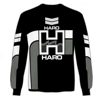 Personalize Haro BMX Racing Old School Classic Vintage Retro Black Jersey