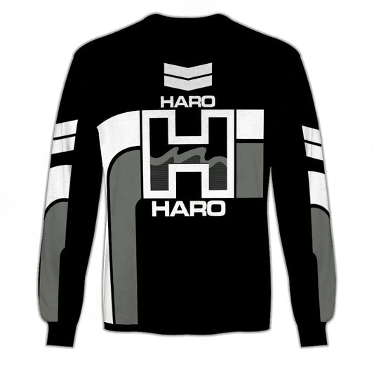 Personalize Haro BMX Racing Old School Classic Vintage Retro Black Jersey