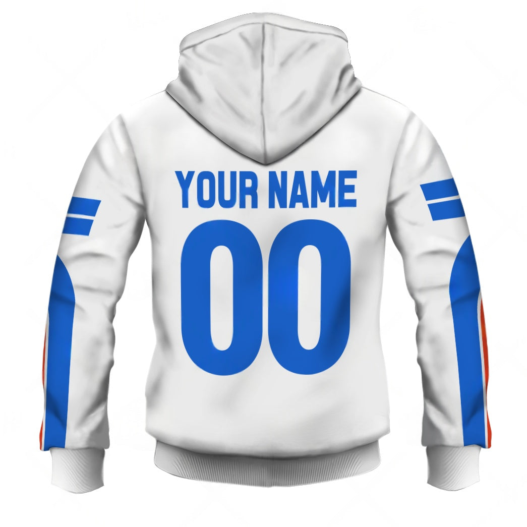 Personalize Haro BMX Racing Old School Classic Vintage Retro Red Blue Jersey