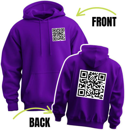 Funny FU QR Code Hoodie