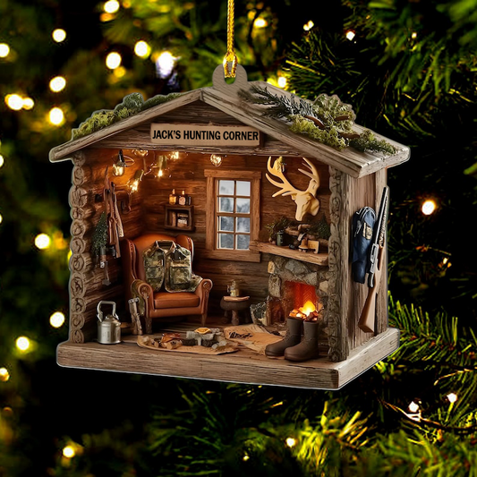 Personalized Hunting Corner Ornament