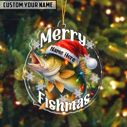 Fishing Customized Acrylic Ornament For Fishing Lovers