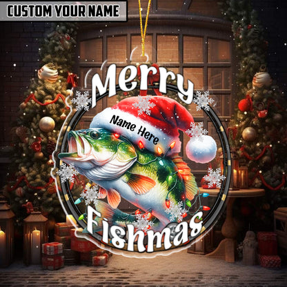 Fishing Customized Acrylic Ornament For Fishing Lovers