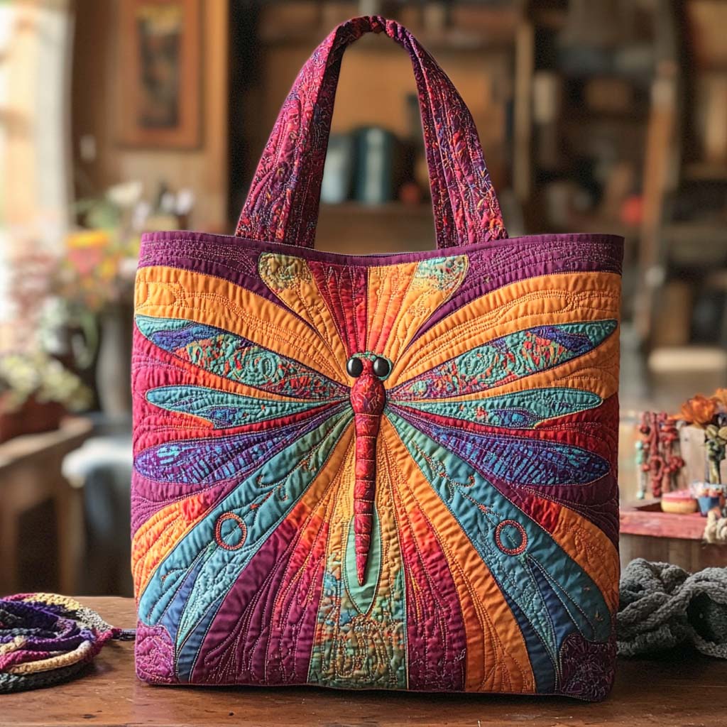 Blossom Dream Quilted Tote Bag