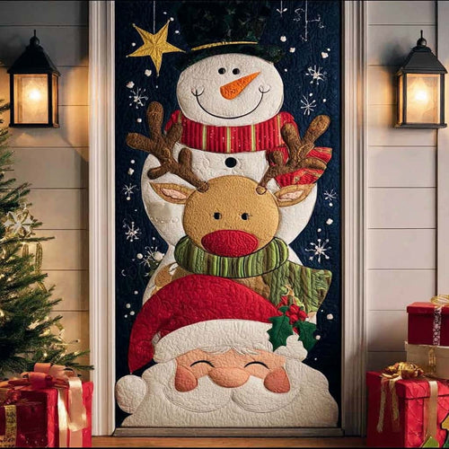 Cozy Evening Quilted Door Cover