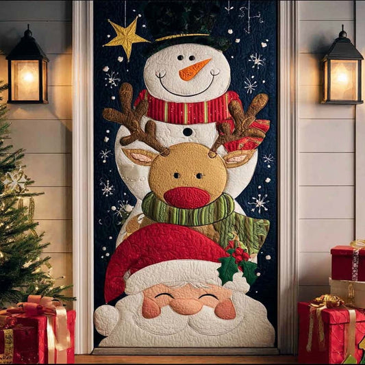 Cozy Evening Quilted Door Cover