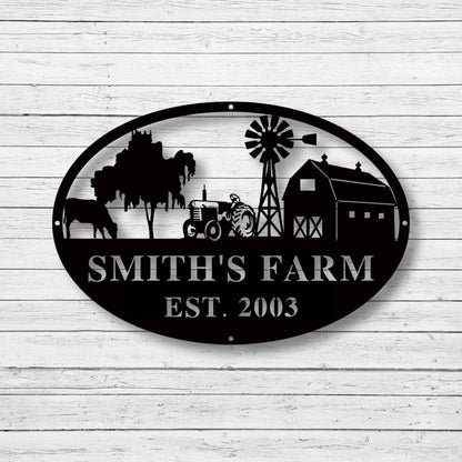 Custom Farm Sign