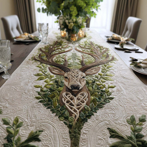 Forest Guardian Quilted Table Runner