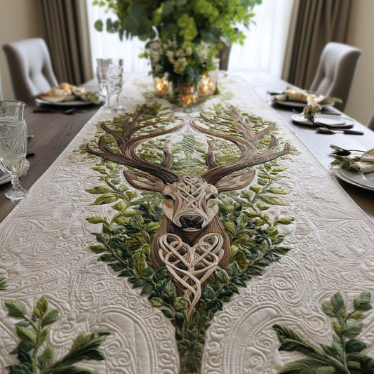 Forest Guardian Quilted Table Runner