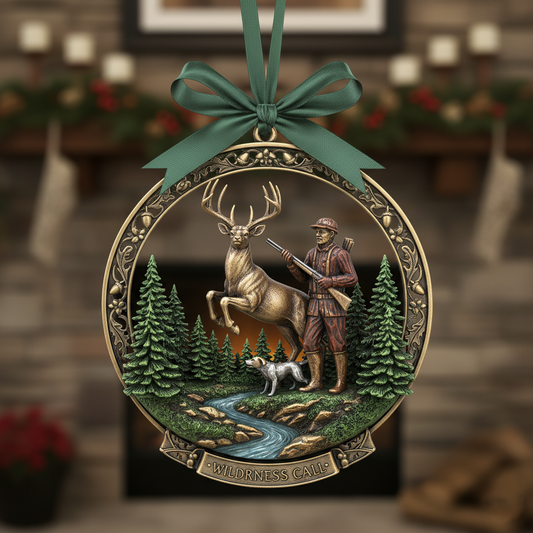 Personalized Hunting Ornament