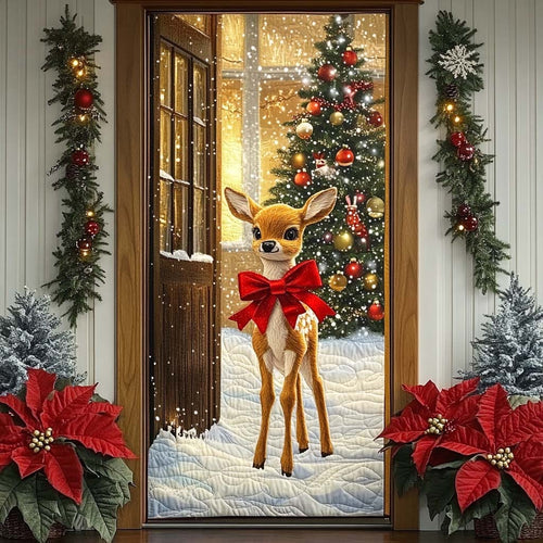 Jolly Moments Quilted Door Cover