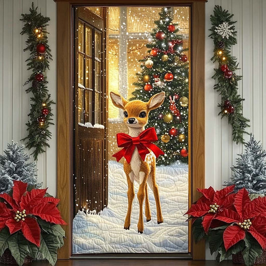 Jolly Moments Quilted Door Cover