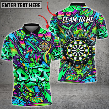 Darts Graffiti Gunners Personalized Name, Team Name Shirt