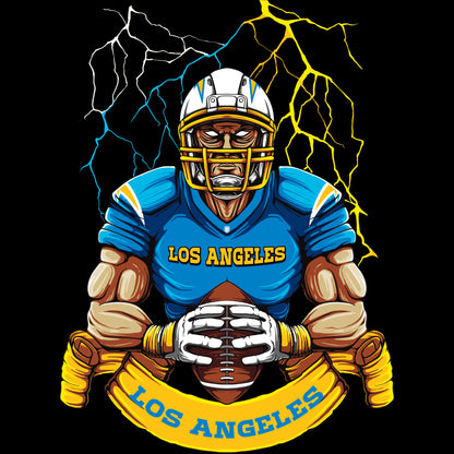 Los Angeles Lightning Strike Football T-Shirt