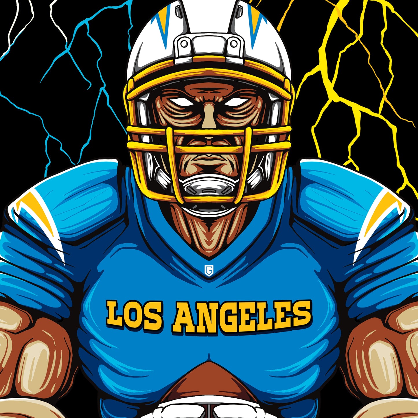Los Angeles Lightning Strike Football T-Shirt