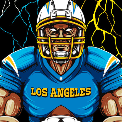 Los Angeles Lightning Strike Football T-Shirt