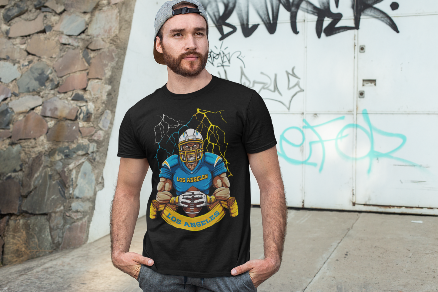 Los Angeles Lightning Strike Football T-Shirt