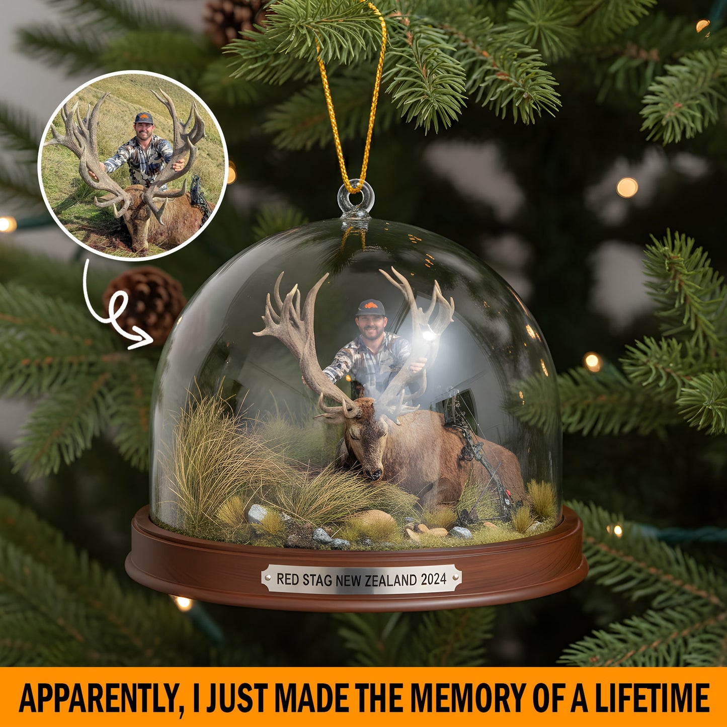 Trophy Moments – Personalized Photo Ornament