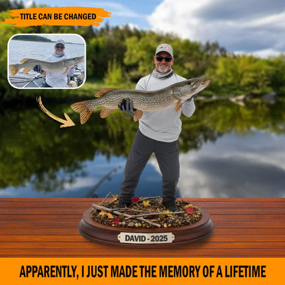 The Big Catch – Personalized Fishing Trophy Acrylic Plaque