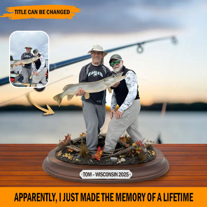 The Big Catch – Personalized Fishing Trophy Acrylic Plaque