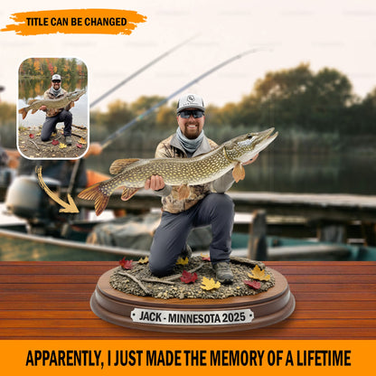 The Big Catch – Personalized Fishing Trophy Acrylic Plaque