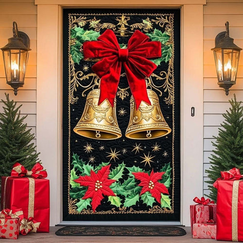 Mistletoe Time Quilted Door Cover