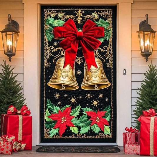 Mistletoe Time Quilted Door Cover