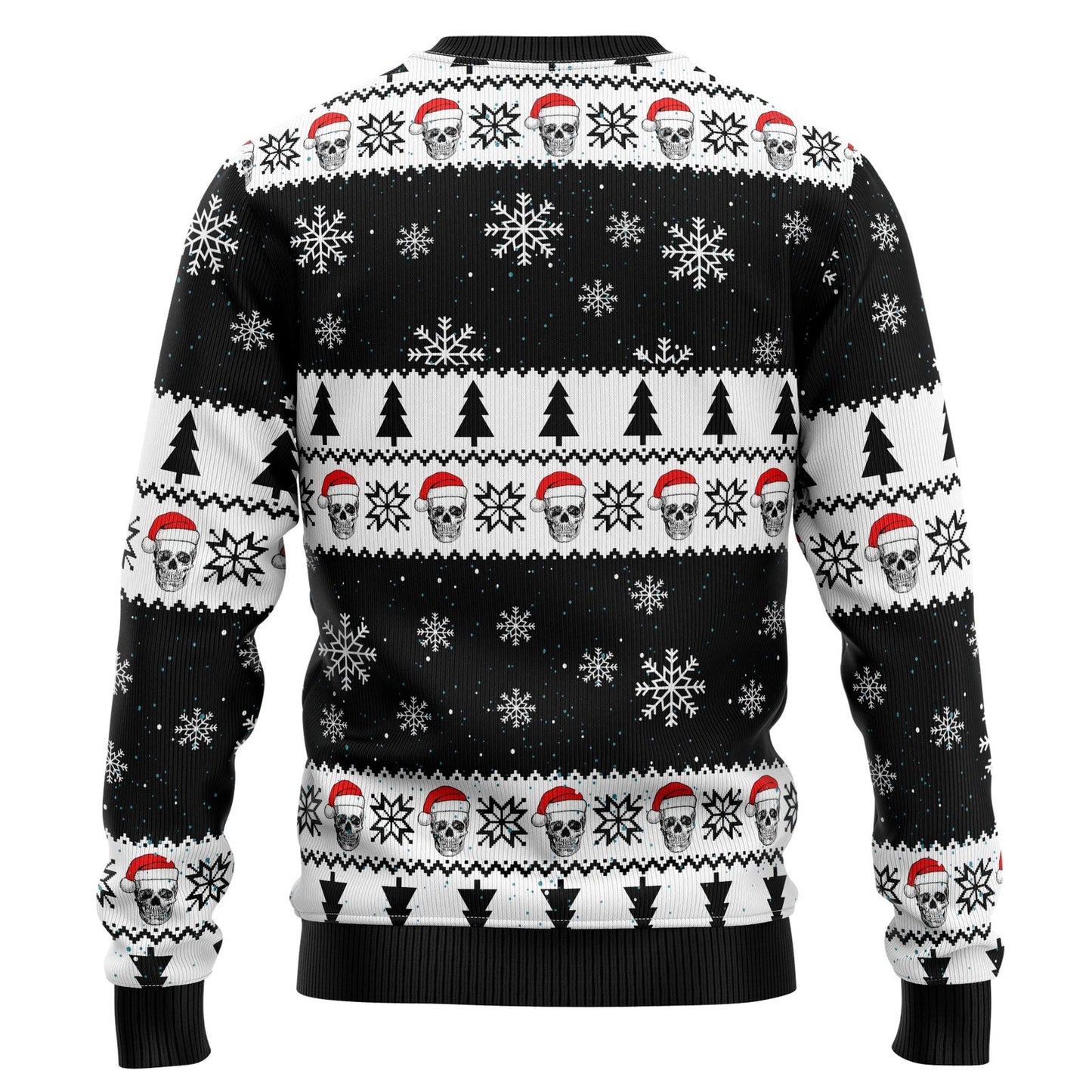 Skull Pine Tree Ugly Christmas Sweater