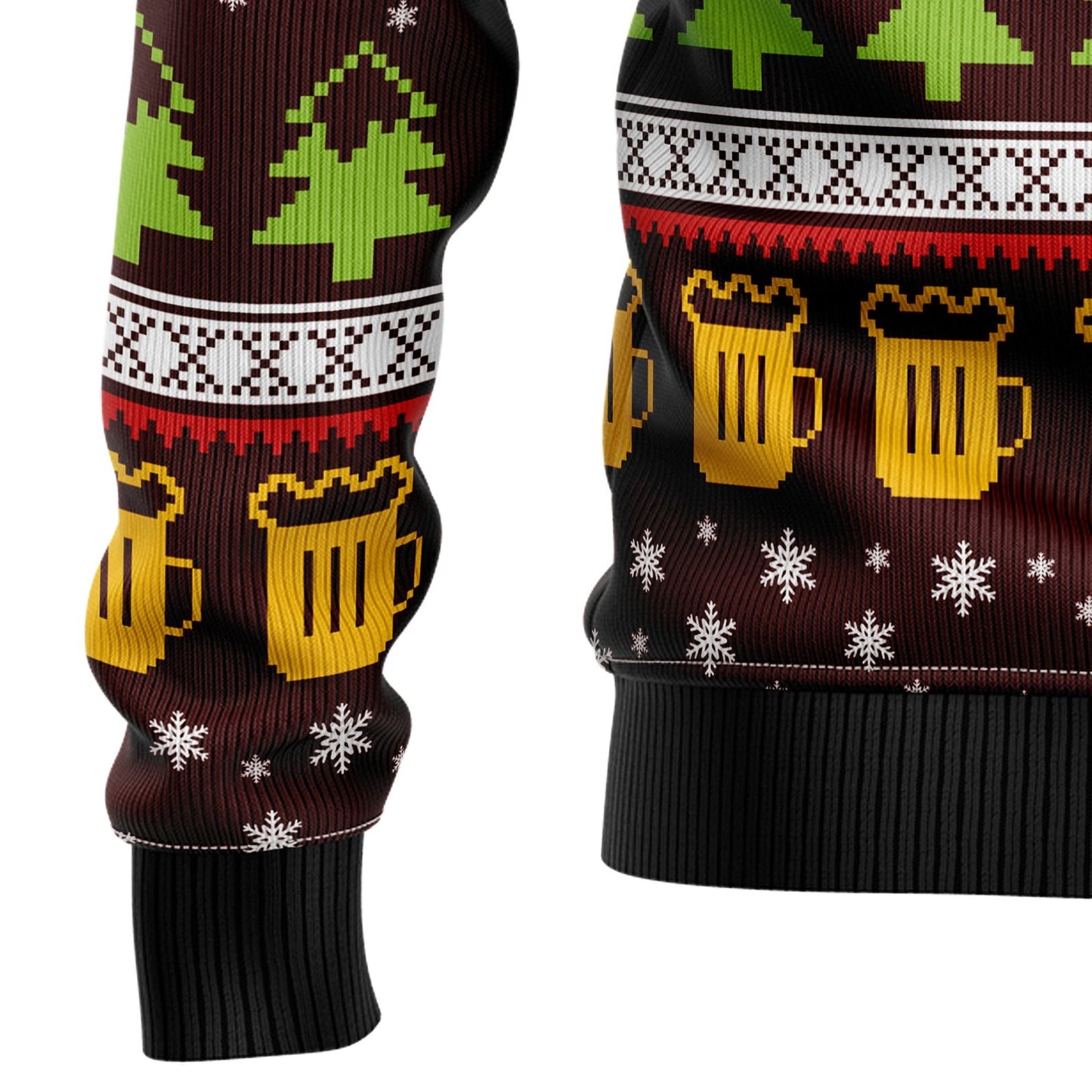 Time For Beer Ugly Christmas Sweater