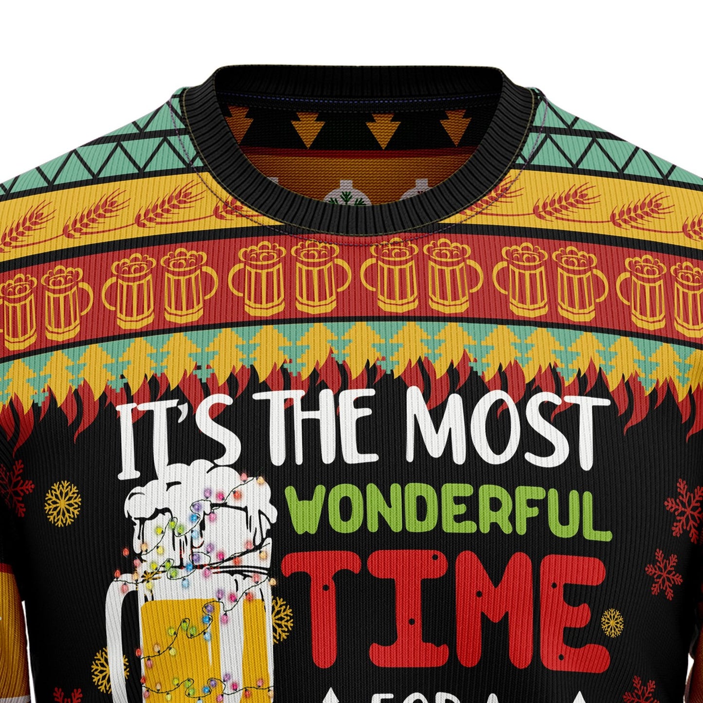 It’s The Most Wonderful Time For A Beer Ugly Christmas Sweater