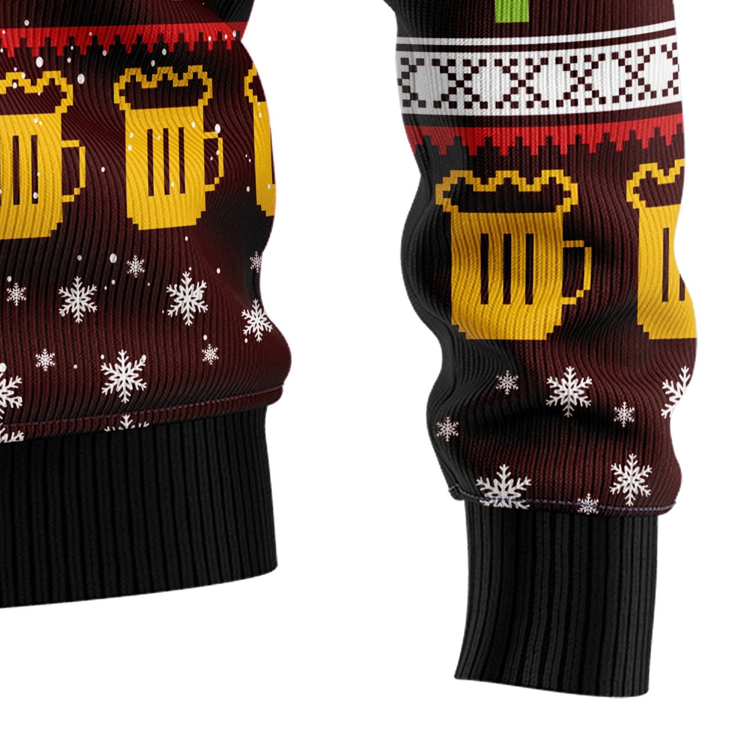 Time For Beer Ugly Christmas Sweater