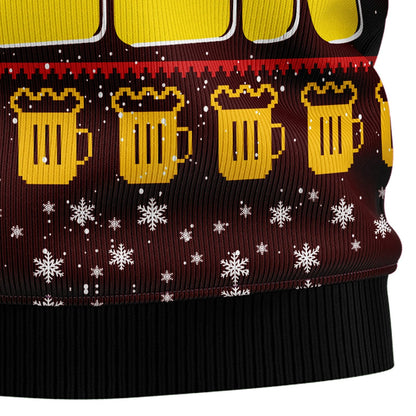 Time For Beer Ugly Christmas Sweater