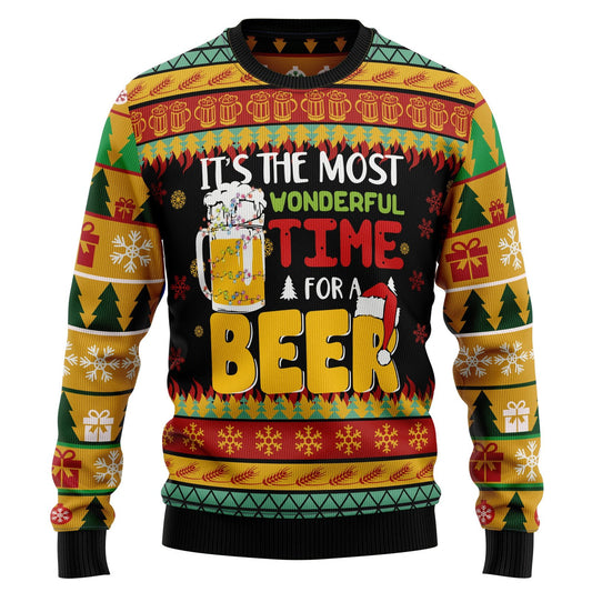 It’s The Most Wonderful Time For A Beer Ugly Christmas Sweater