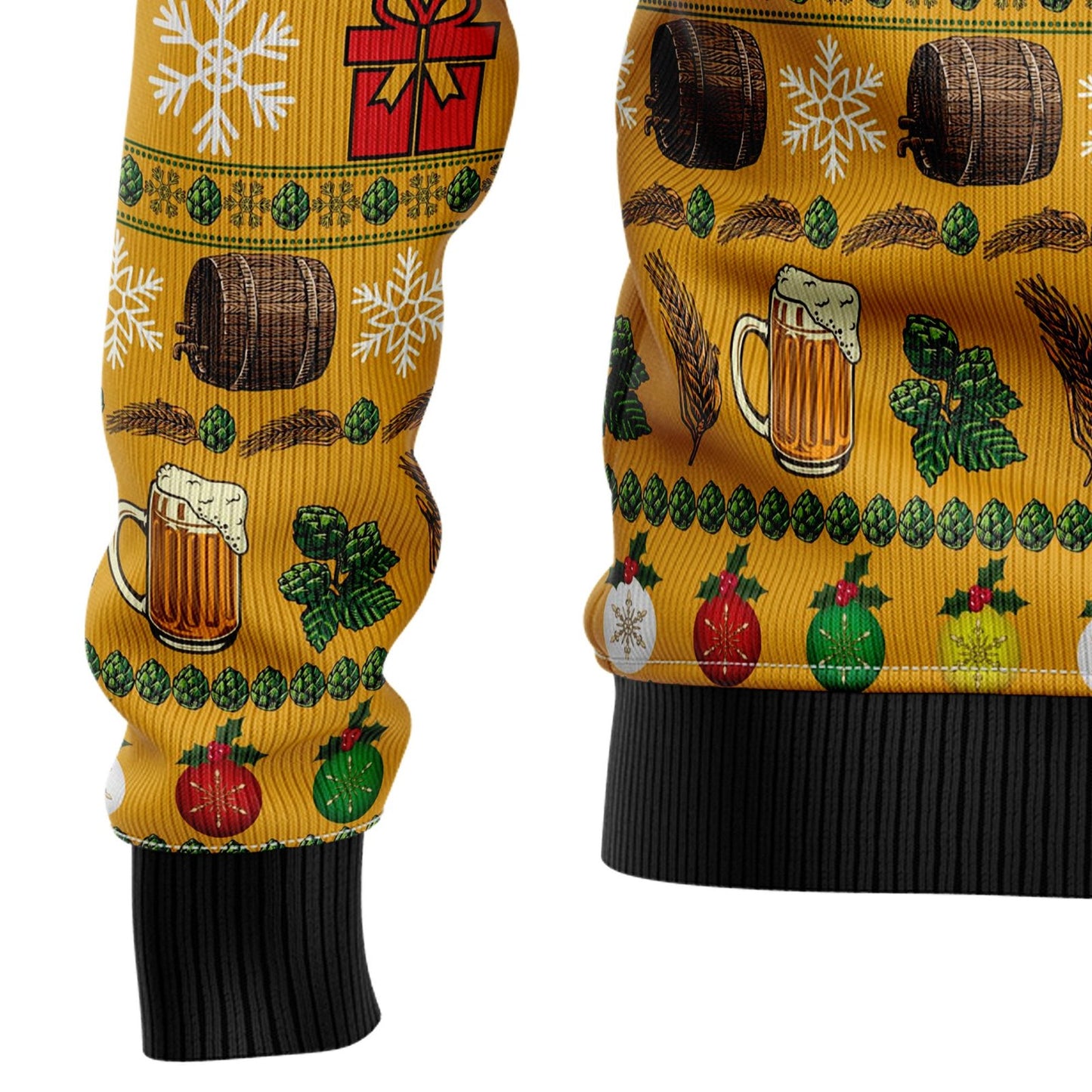Christmas Most Wonderful Time For Beer Ugly Christmas Sweater