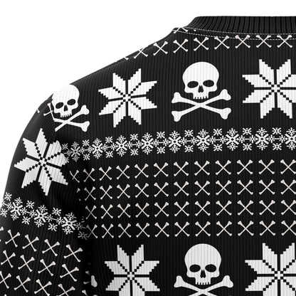 Skull Jolly Face Ugly Christmas Sweater