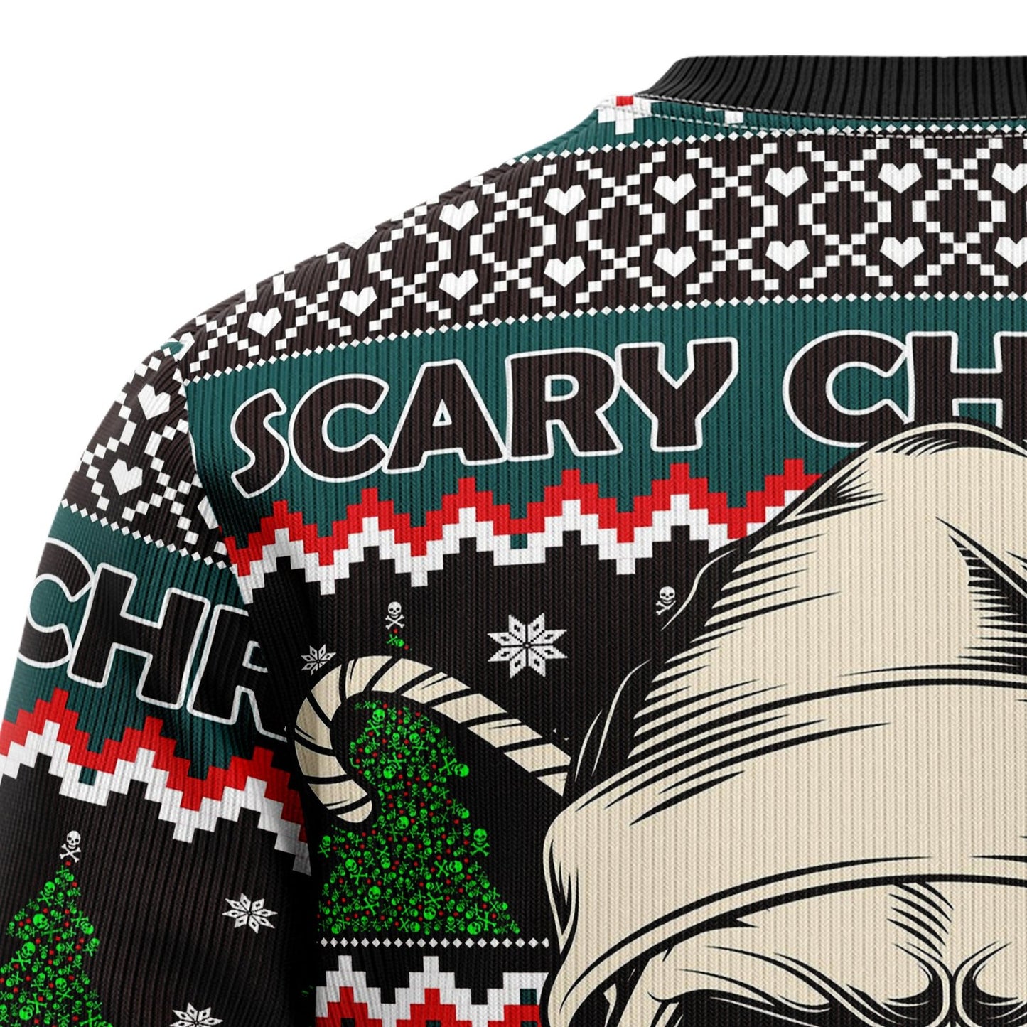 Skull Scary Christmas Ugly Christmas Sweater