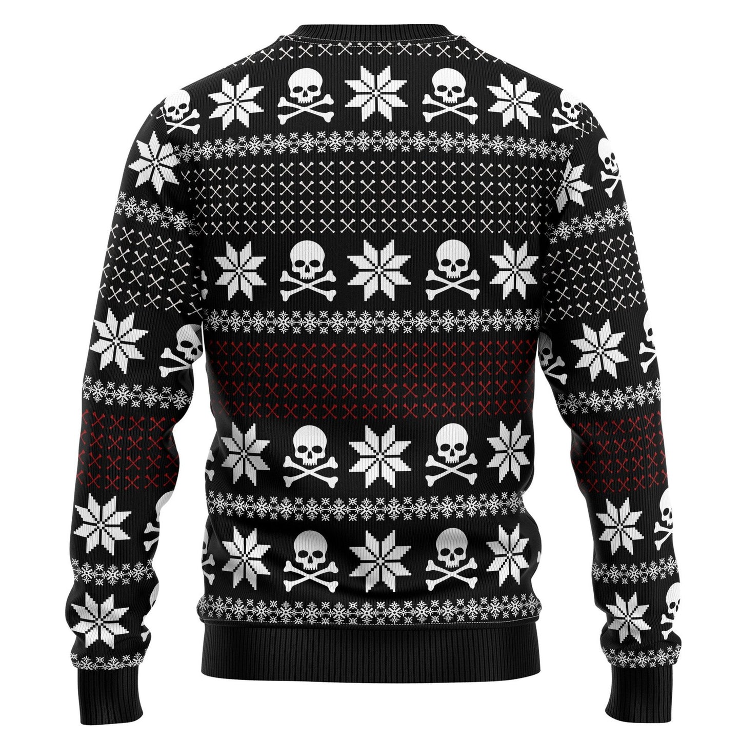 Skull Jolly Face Ugly Christmas Sweater