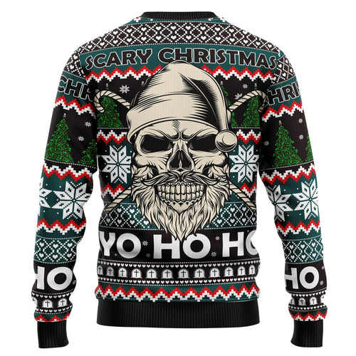 Skull Scary Christmas Ugly Christmas Sweater