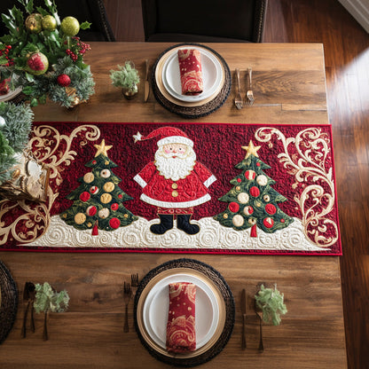 Redwood Santa Claus Quilted Table Runner