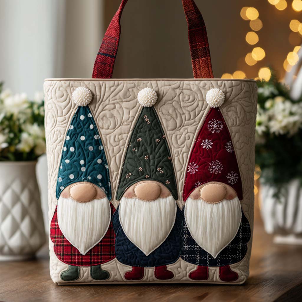 Sparkling Gift Quilted Tote Bag