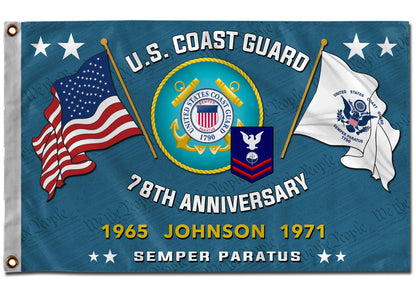 U.S. Coast Guard - Flying Flag