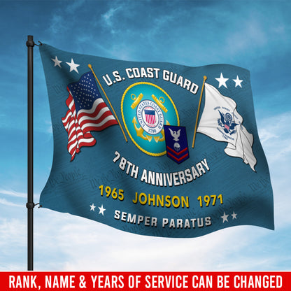 U.S. Coast Guard - Flying Flag