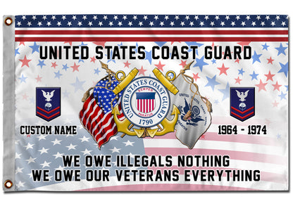 U.S. Coast Guard - Flying Flag