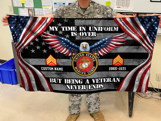 U.S. Marine Corps - Flying Flag