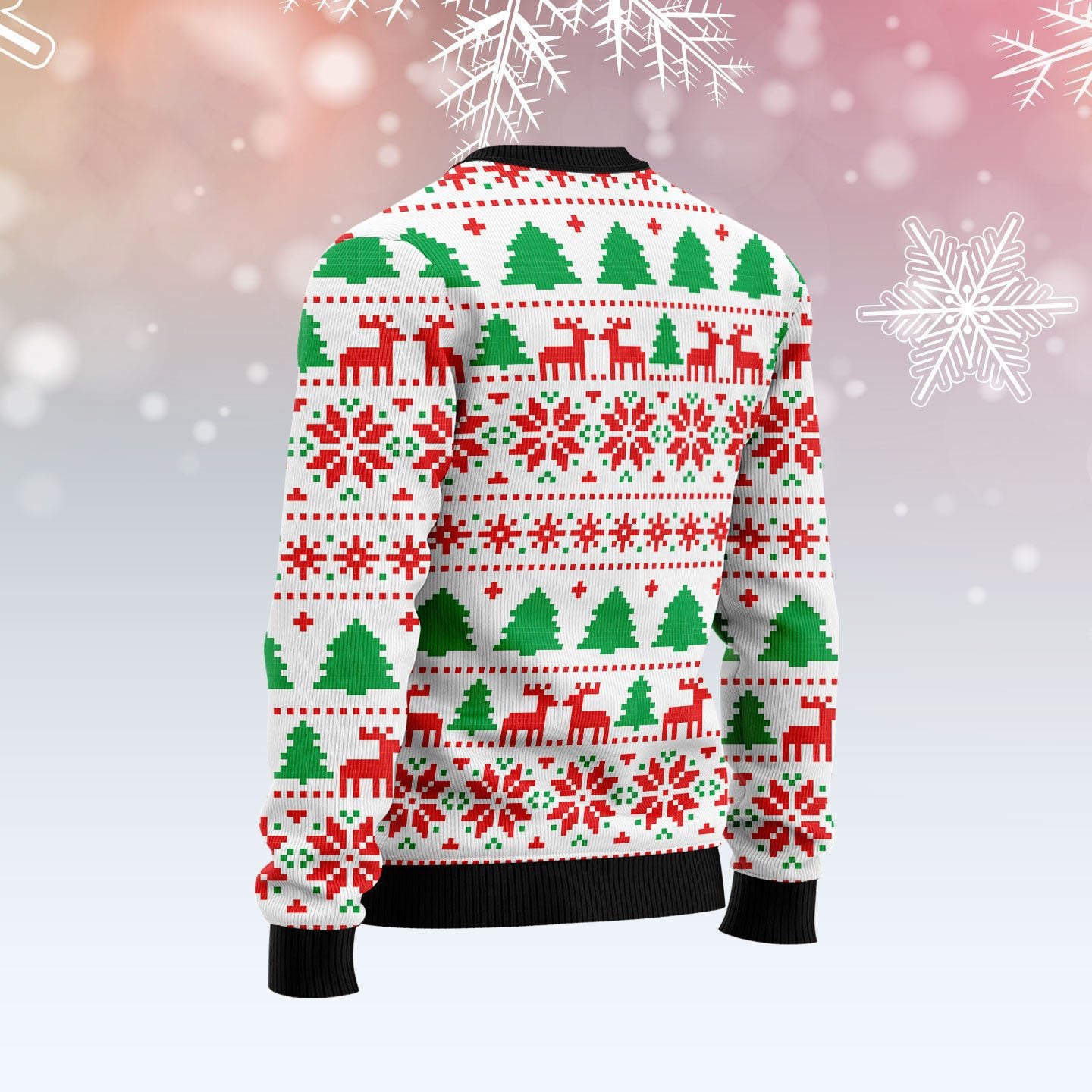 Skull Santa Claus Costume Ugly Christmas Sweater