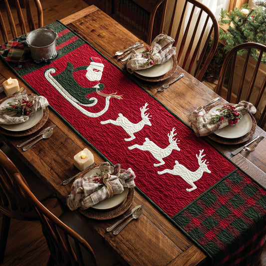Winter Reins Quilted Table Runner