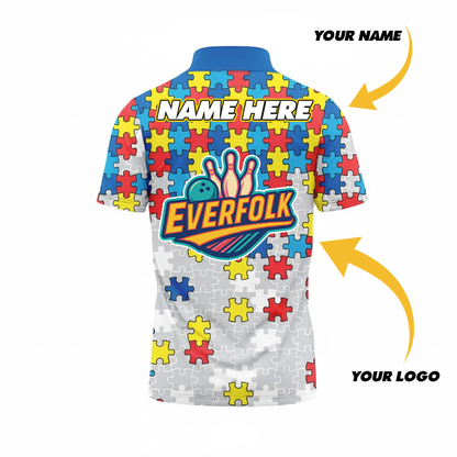 Custom Logo And Name Autism Alternate Jersey